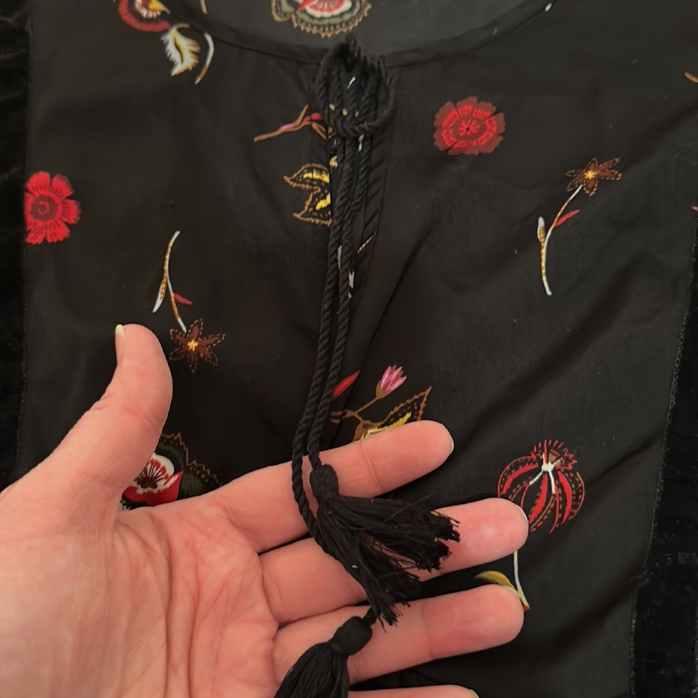 Old Navy Floral Swing Dress Black XXL - Picture 5 of 9